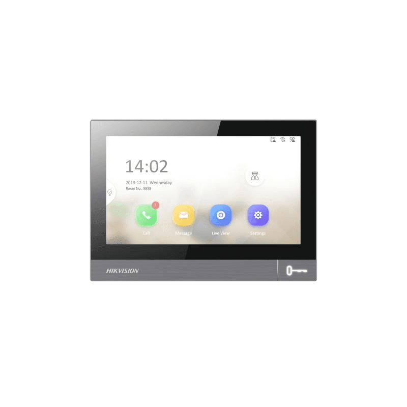 DS-KH8381-WTE1 7" IPS Indoor Monitor (PoE+)